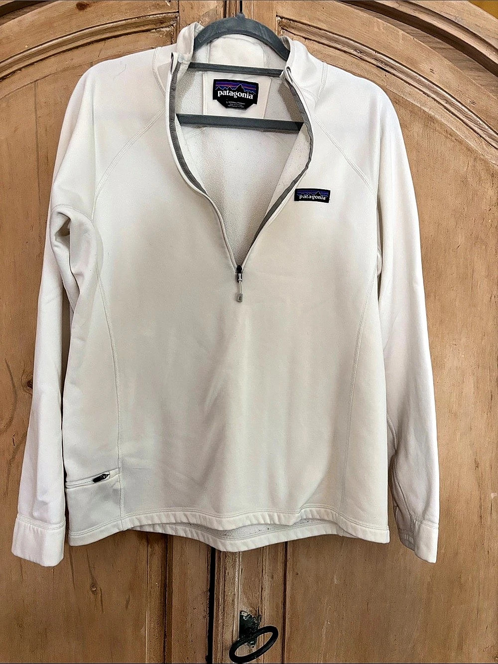 Patagonia Better Sweater Quarter-Zip Fleece Pullover Women's Cream Large